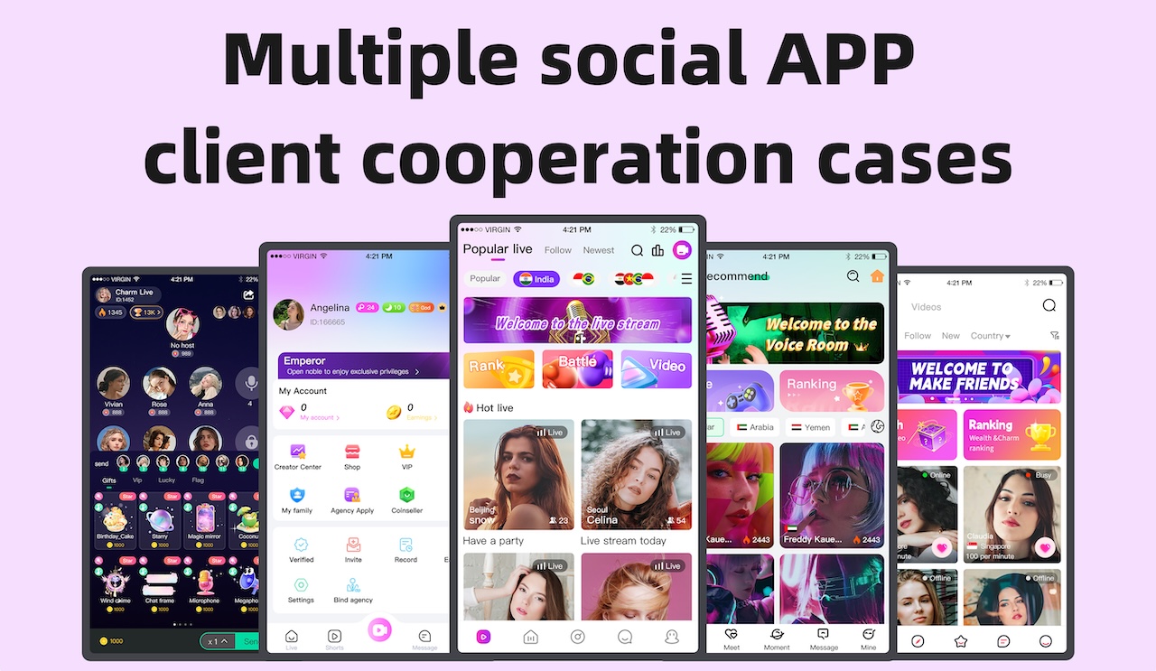 Live App Clone Script Product Banner