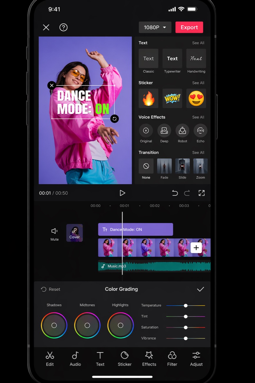 TikTok Clone Discover Page